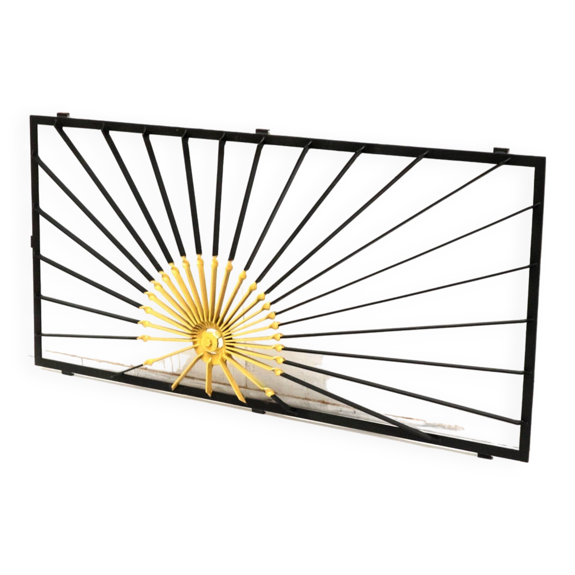 Vintage metal wall sculpture made in the 70s