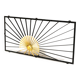 Vintage metal wall sculpture made in the 70s