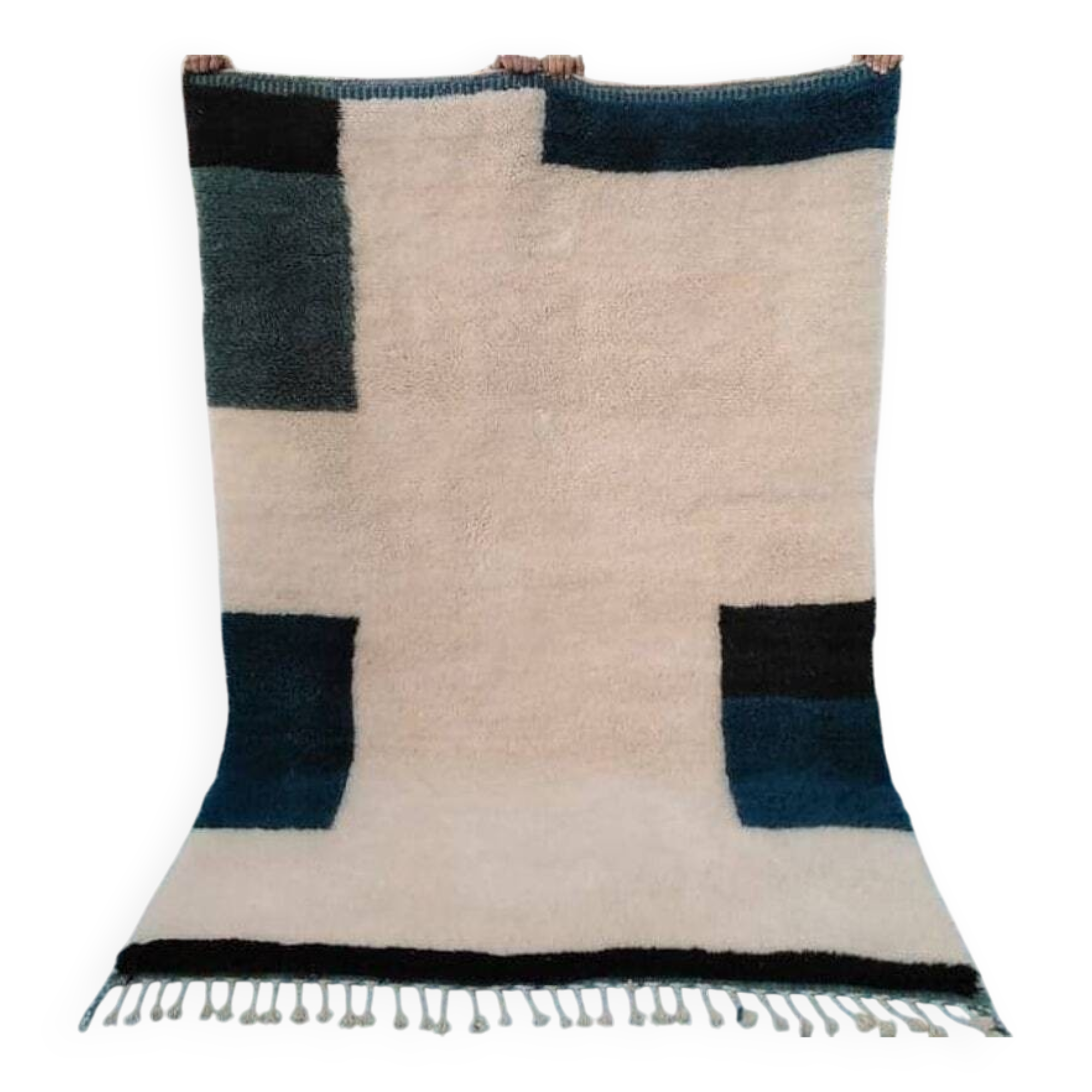 Traditional handmade boujaad rug size 250cmx150cm