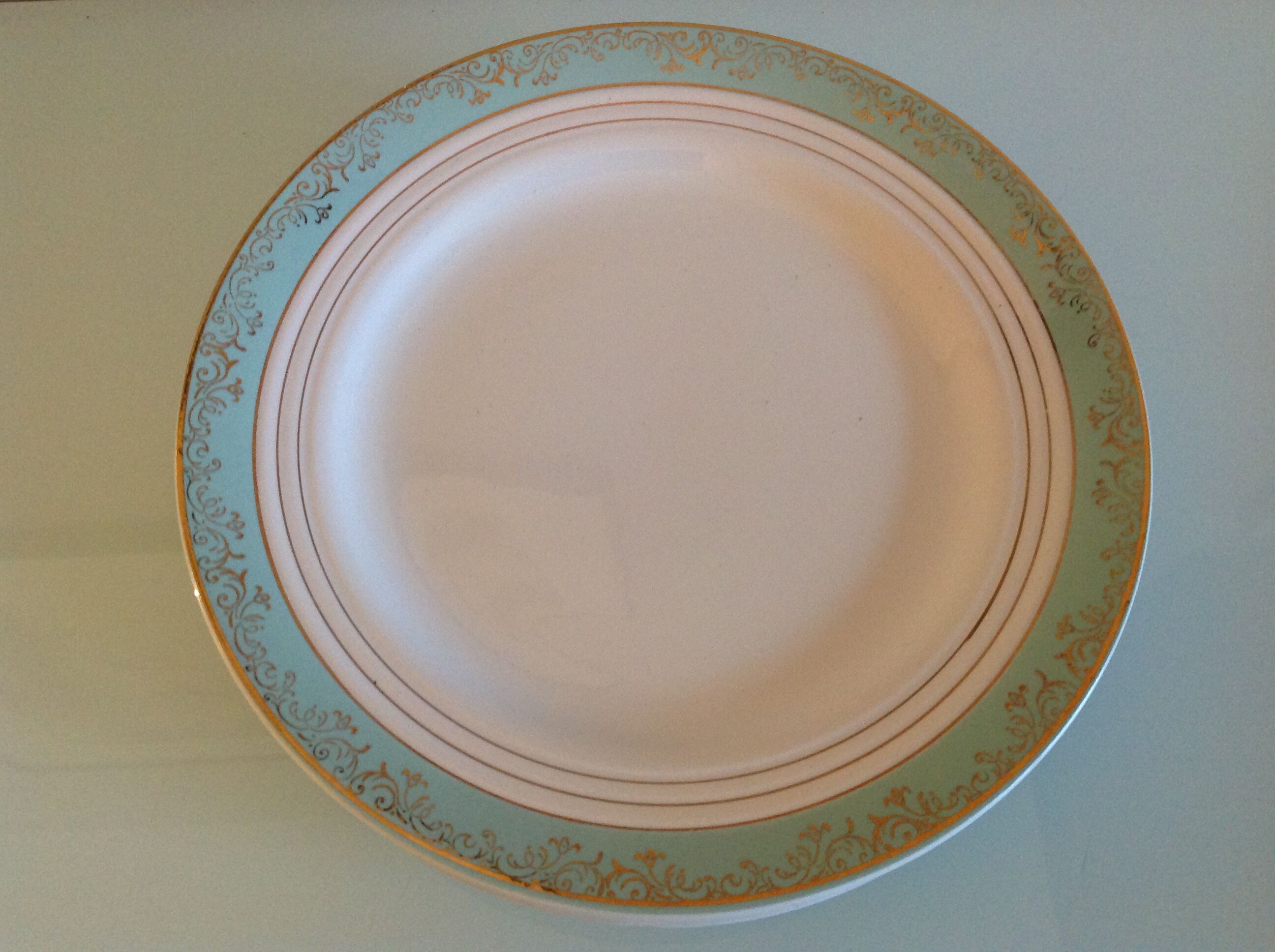 Six flat plates decor Sully by Ceranord/ vintage 50/60s