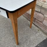 Vintage kitchen table wood & formica 60