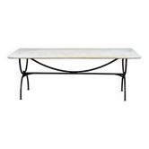 Table avec plateau en pierre de Tavel