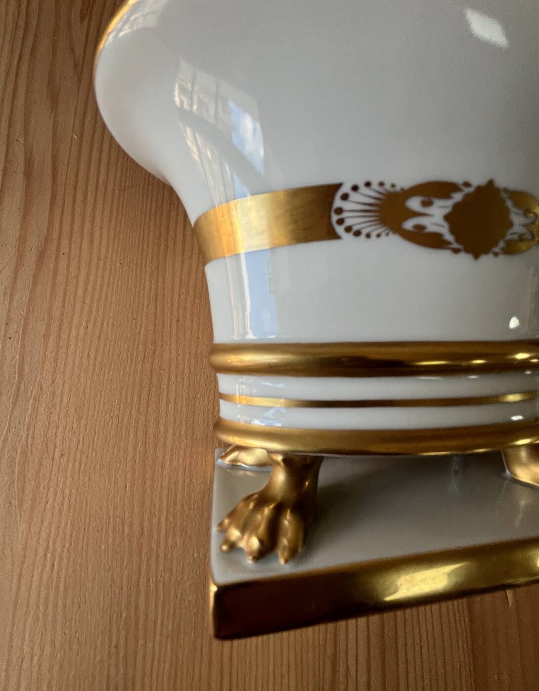 Ancient vase or planter in Porcelain HEREND-HUNGARY