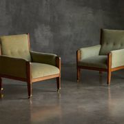 Lounge Chairs by Jac. van den Bosch, Netherlands, 1920s