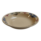 Large Badonviller art deco deep dish