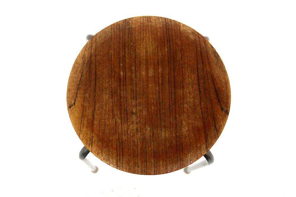 Scandinavian teak stool, Sweden, 1960