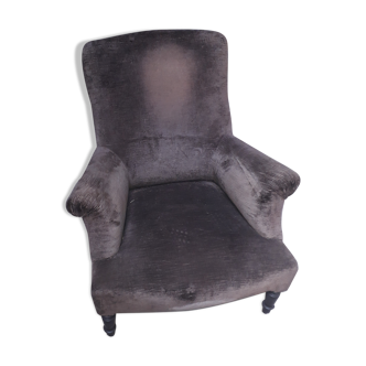 Brown toad chair