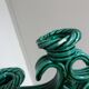 Vallauris Art Deco barbotine candlestick