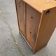 1960s Scandinavian wooden shoe storage cabinet dresser