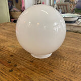 White glass lampshade globe