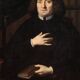 Antique portrait painting signed Gerrit Van Gimning and dated 1715