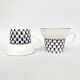 2 Russian Imperial Lomonosov Porcelain Cups • Cobalt 1744