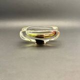 Art Glass Ashtray attributed to Josef Rozinek for Novy Bor, 1960s