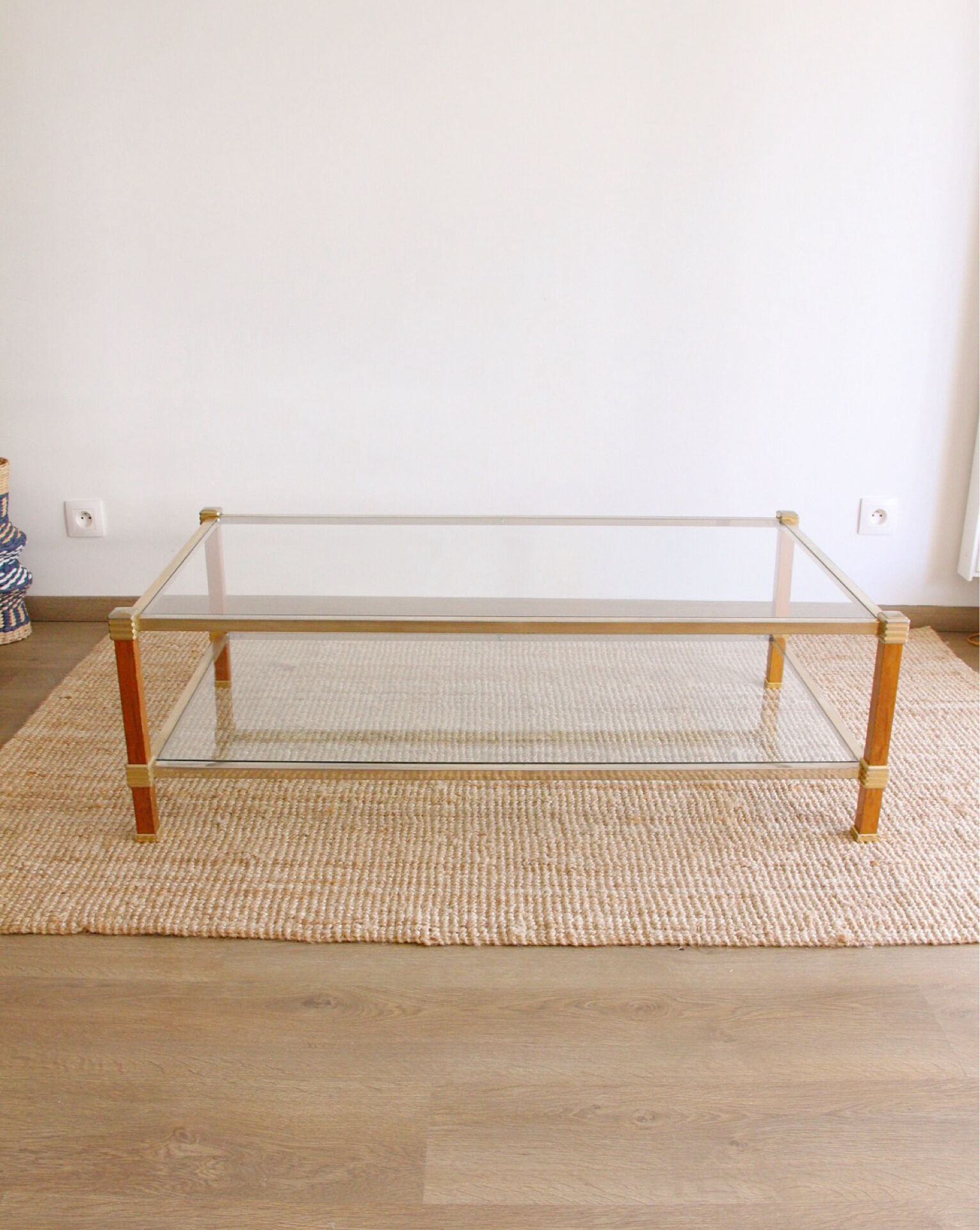 1970s double-top coffee table