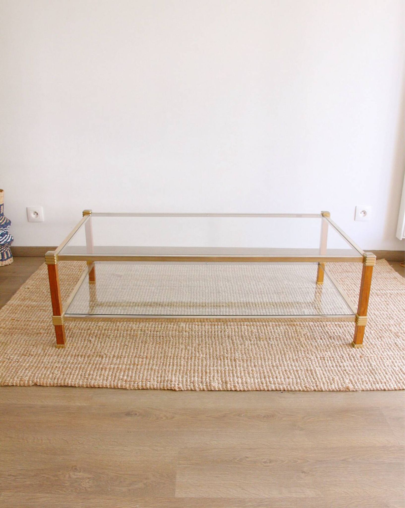 1970s double-top coffee table