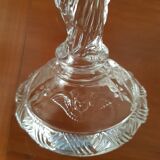 Chandelier art deco moulded glass by Portieux