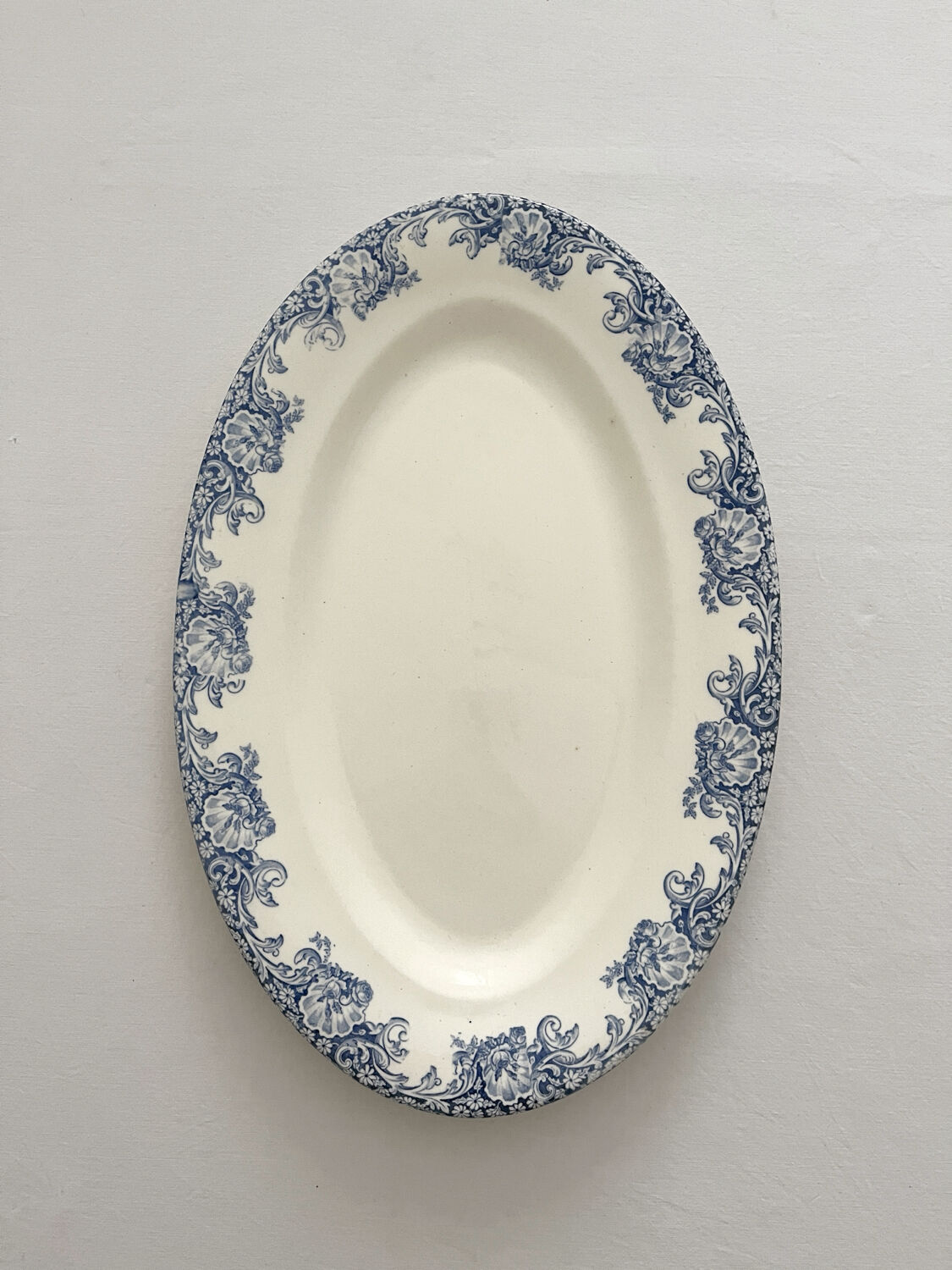 Oval dish in ironstone "Montespan" Salins