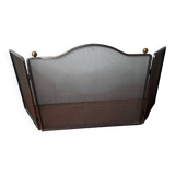 3-panel iron chimney fire screen