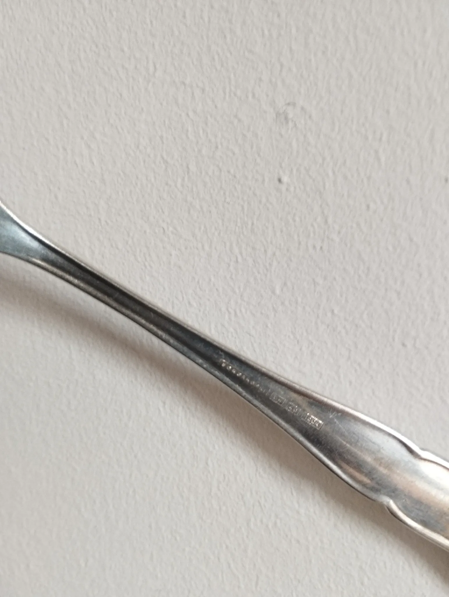 8 small numbered silver-plated forks Sorsakoski