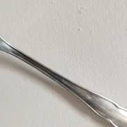 8 small numbered silver-plated forks Sorsakoski