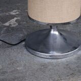 1970 See Delmas design light shade canvas and metal chrome