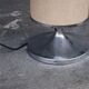 1970 See Delmas design light shade canvas and metal chrome