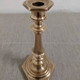 Pair of bronze candlesticks, France, late 19th century