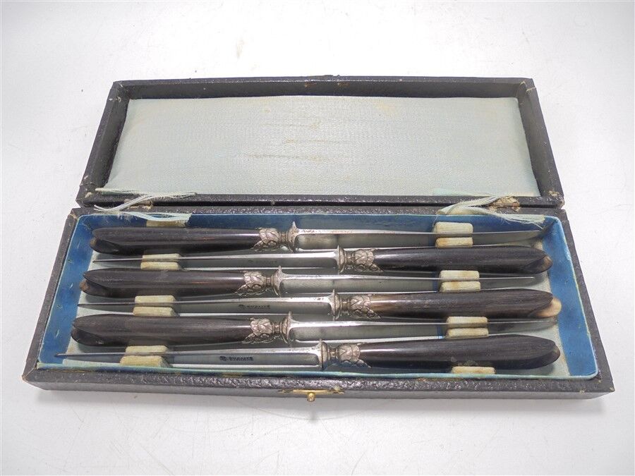 Set of 6 antique knives