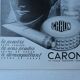 Old advertising Caron , perfumer, 50s