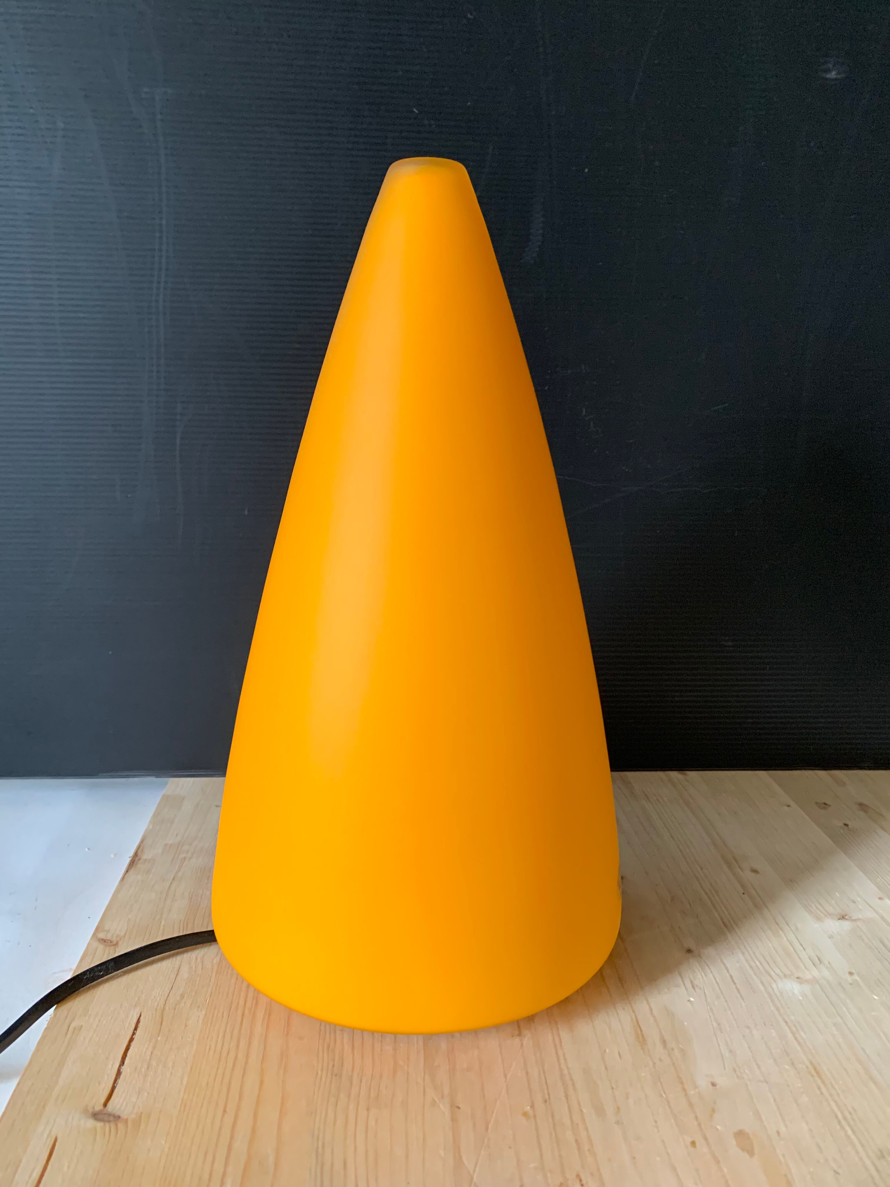 Vintage orange lamp