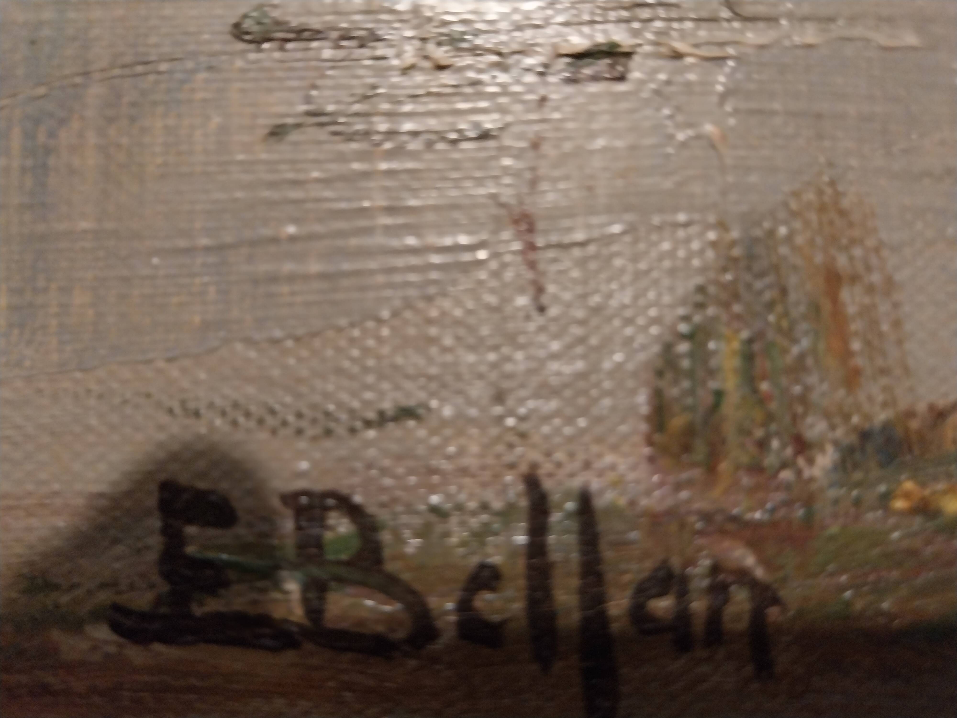 Oil on canvas signed Etienne Bellan (1922-2000)