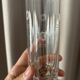 Set of 4 Vintage Etched Floral Highball Glasses