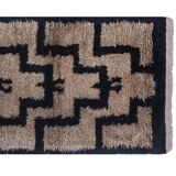 Vintage Turkish rug from Oushak, hand-woven 80x230 cm
