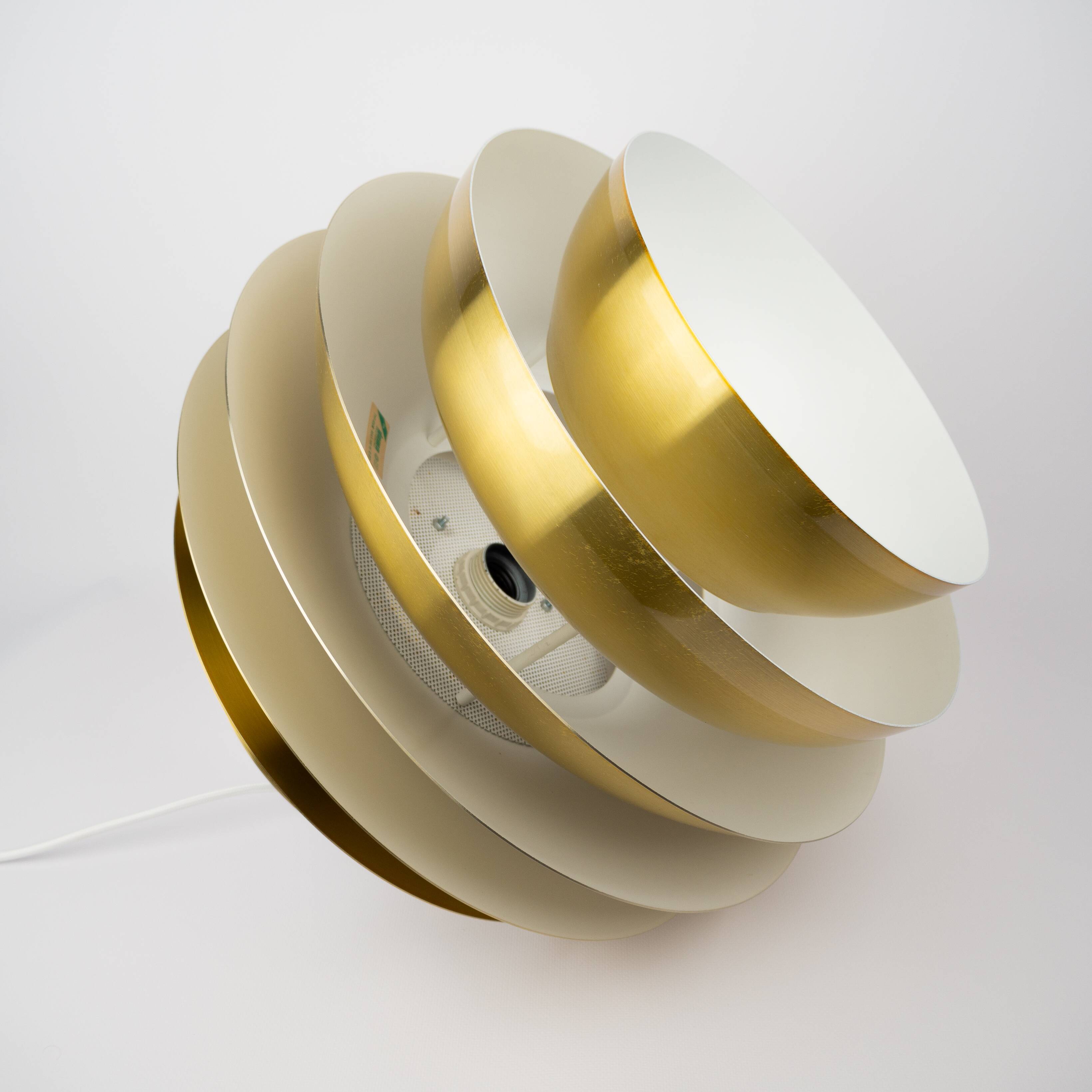 Suspension vintage danoise Barcelona par Bent Karlby, Dema, années 1970