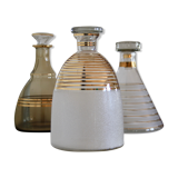 Decanters old set of 3