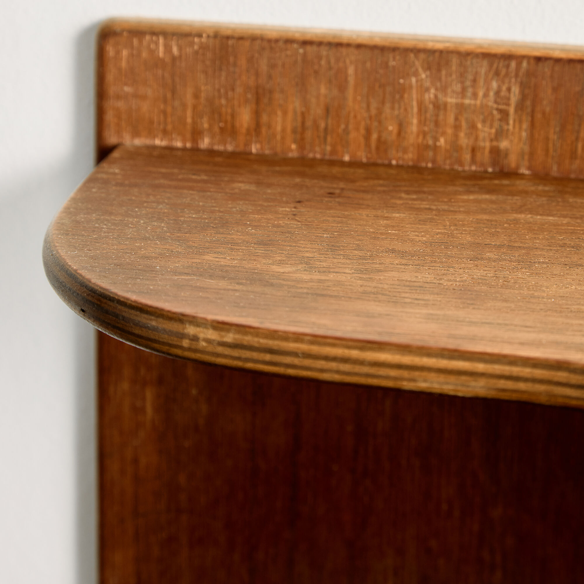 Tables de chevet flottantes en teck, lot de 2