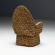 Vernacular Woven Straw Armchair, France, Early 20th Century