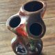 Vintage TriFlore Vase, Vallauris Ceramic, H 16 cm