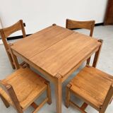 Pine table and “hongisto” chairs Ilmari Tapiovaara