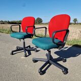 Set of 2 ergonomic office chairs from Vitra