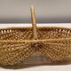 Lot of 2 old wicker baskets