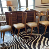 Suite de 4 chaises 1950