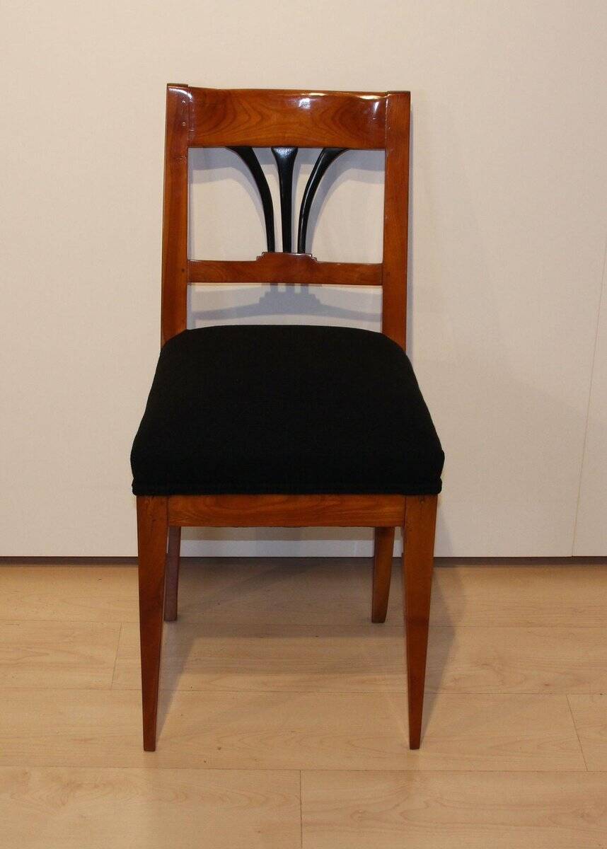 Biedermeier Side Chair, Cherry Wood, South Germany, 1830s