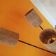 Lampadaire tripode vintage