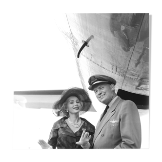Silver photo Baryta paper Black and White Ilford 310g 50X50cm Zsa Zsa Gabor American actress