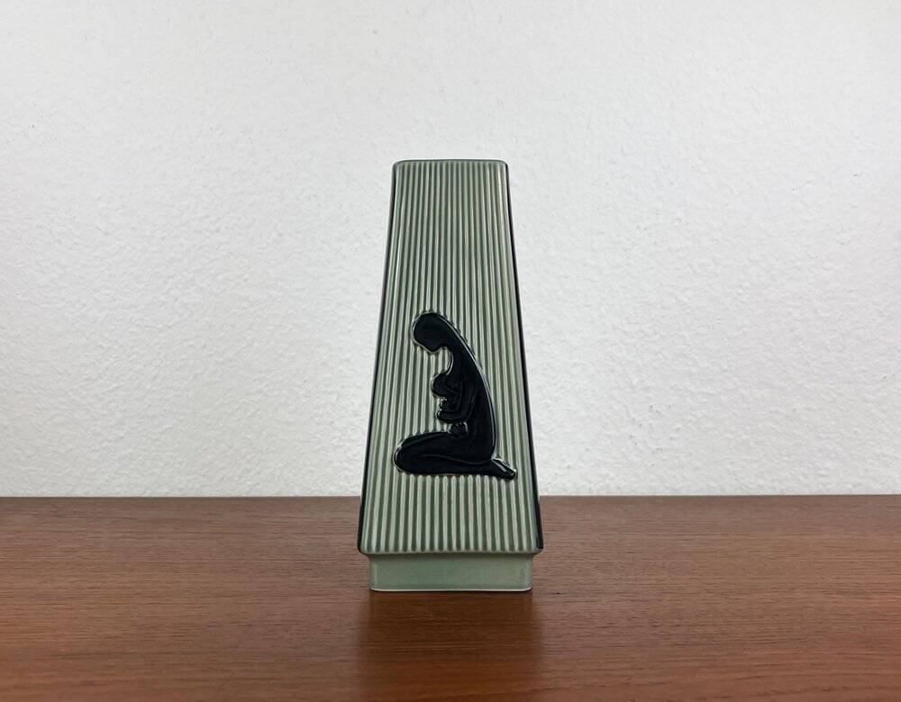 Vase de poterie d'atelier danois Mid-Century de la série You and I par Svend Aage Holm Sørensen pour Søholm, années 1950