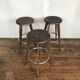 3 stools of bar design Jean Prouvé edition Vitra 2002