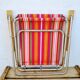 Chaise de camping enfant vintage