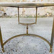 Vintage marble and brass coffee table circa 60's