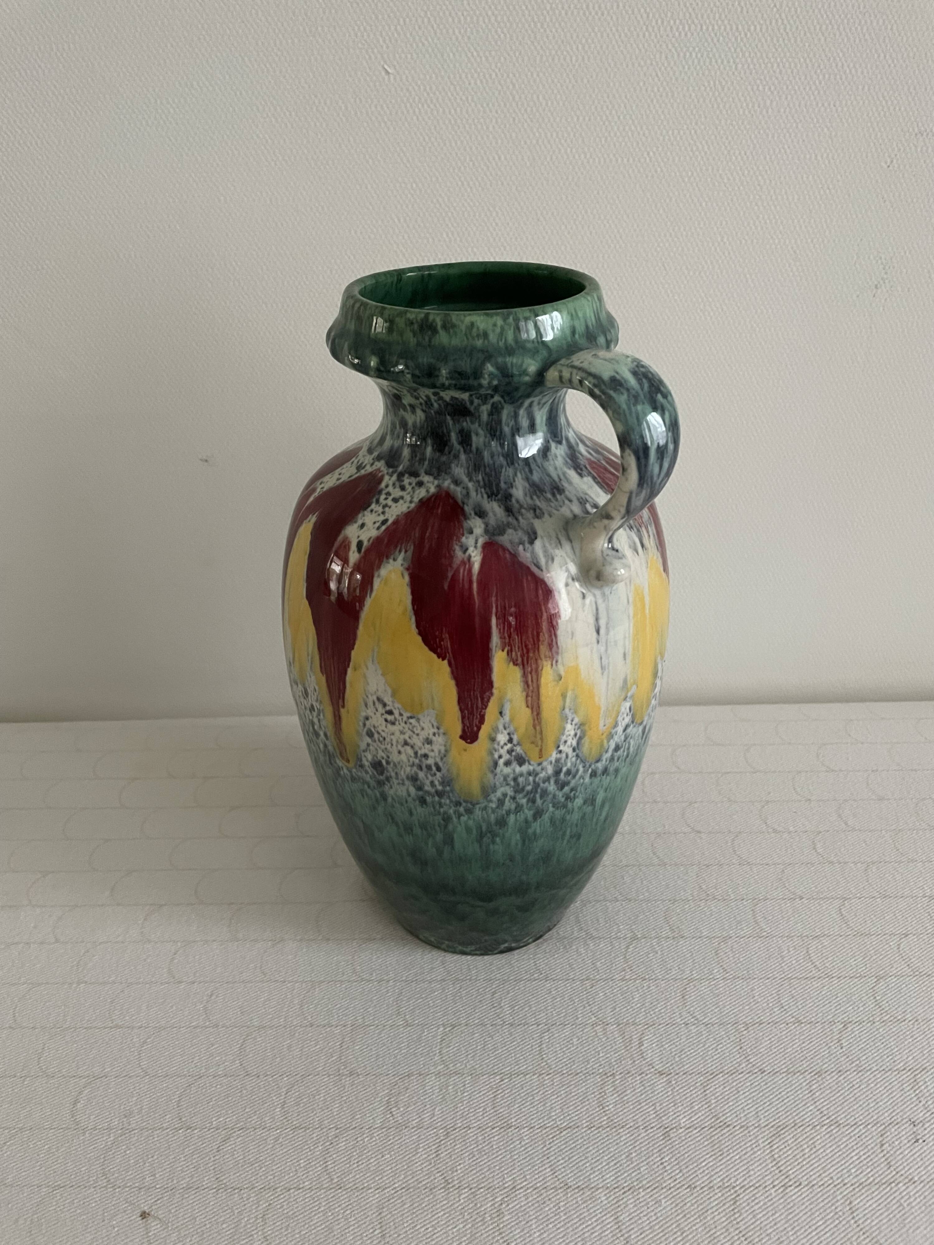 1950s ceramic vase